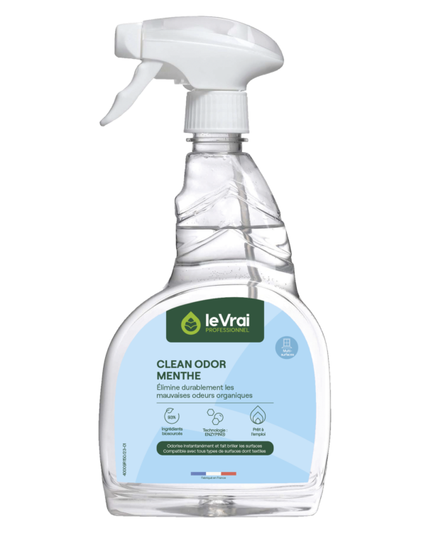 Clean odor menthe Le Vrai 750ml