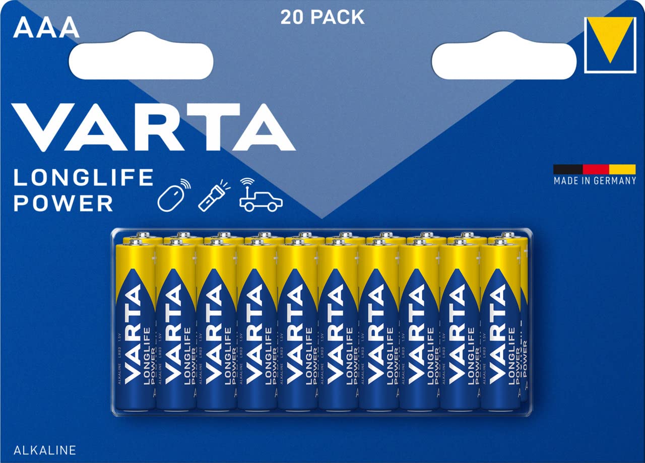 Piles VARTA LR3:AAA pack de 20