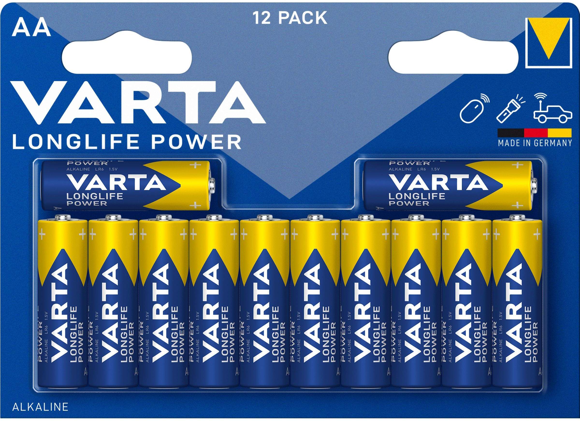 Piles VARTA LR6:AA pack de 12