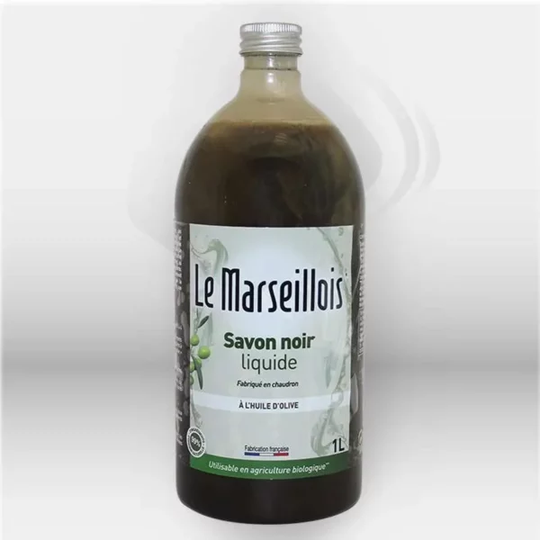 Savon noir Le Marseillois flacon de 1L