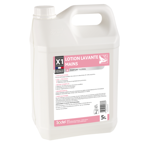 Lotion lavante mains Rose Nacre X1