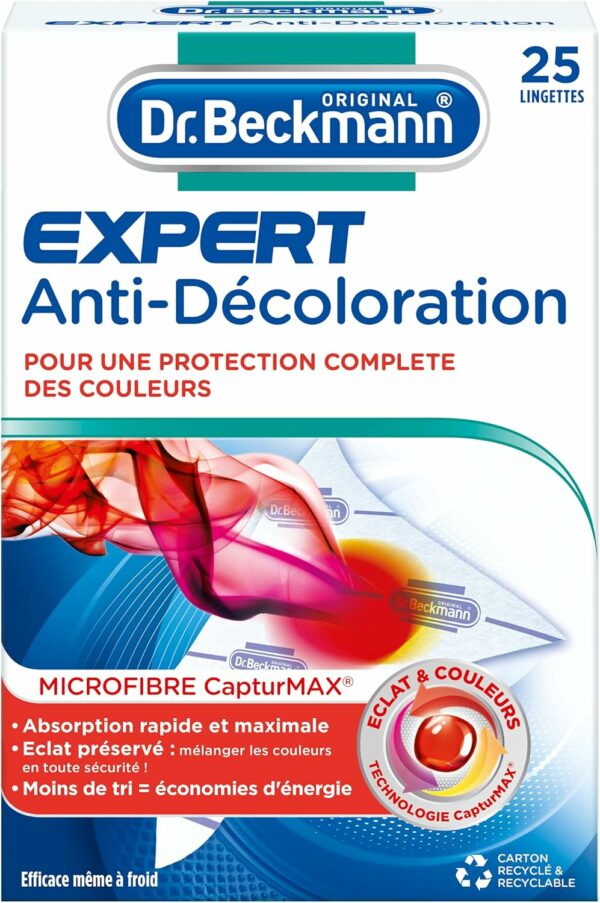 Lingettes anti décoloration Dr Beckmann