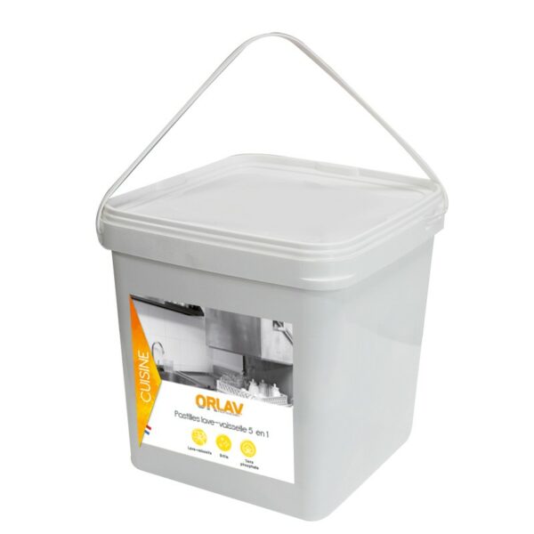 Pastilles lave-vaisselle 5 en 1 (seau de 150)