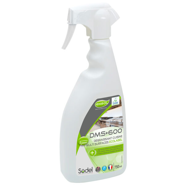 DMS+600 Dégraissant pour Multi Surfaces de cuisine Écolabel-Spray 750ml